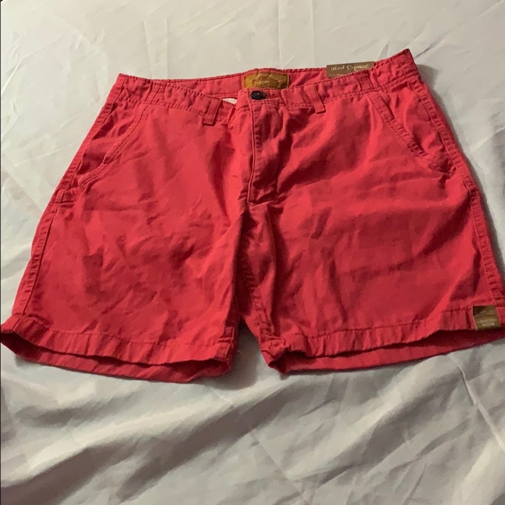 Red Camel Shorts, Size 32”, Madame Coral, Size 34